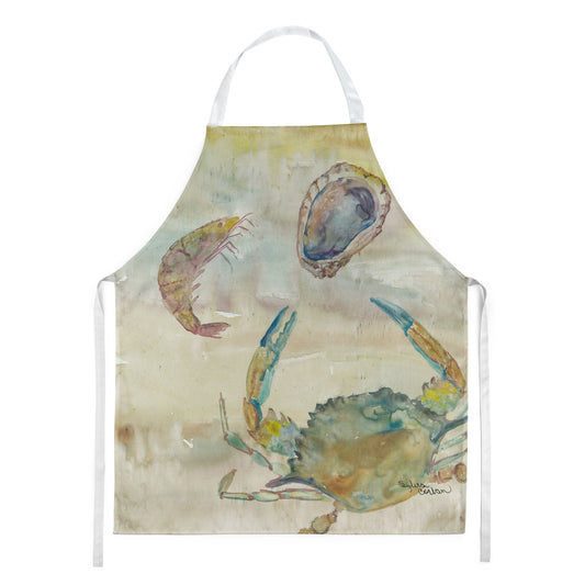 Crab, Shrimp, Oyster Yellow Sky Apron SC2026APRON by Caroline's Treasures