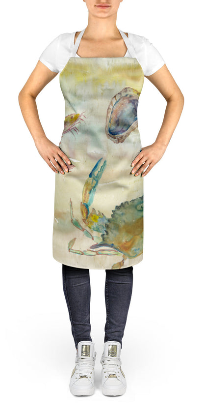 Crab, Shrimp, Oyster Yellow Sky Apron SC2026APRON by Caroline's Treasures