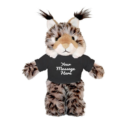 Soft Plush Wild Cat (Lynx) with Tee by Plushland