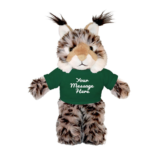 Soft Plush Wild Cat (Lynx) with Tee by Plushland