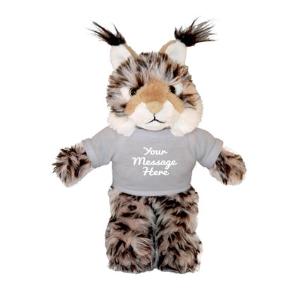 Soft Plush Wild Cat (Lynx) with Tee by Plushland