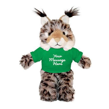 Soft Plush Wild Cat (Lynx) with Tee by Plushland