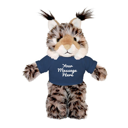 Soft Plush Wild Cat (Lynx) with Tee by Plushland