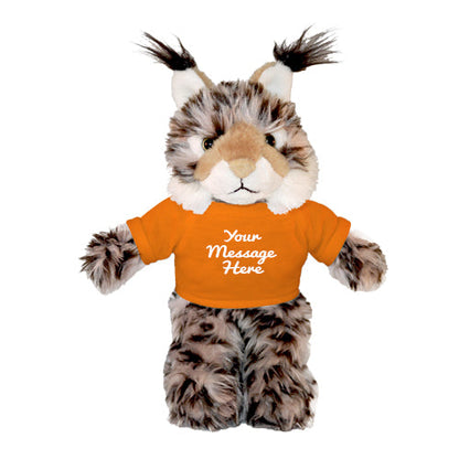 Soft Plush Wild Cat (Lynx) with Tee by Plushland