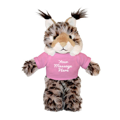 Soft Plush Wild Cat (Lynx) with Tee by Plushland