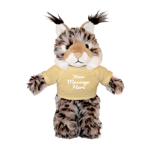 Soft Plush Wild Cat (Lynx) with Tee by Plushland