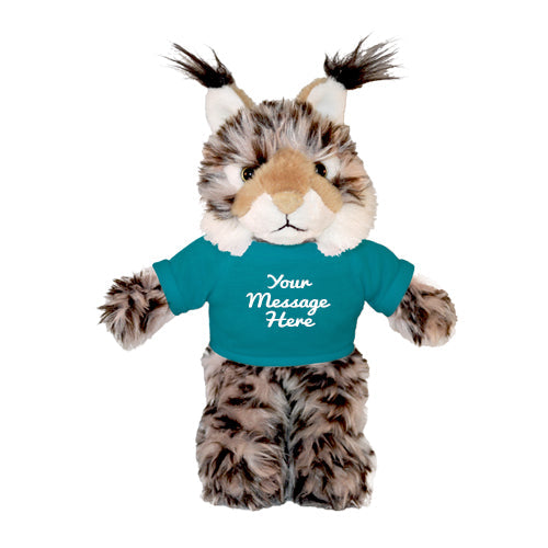 Soft Plush Wild Cat (Lynx) with Tee by Plushland