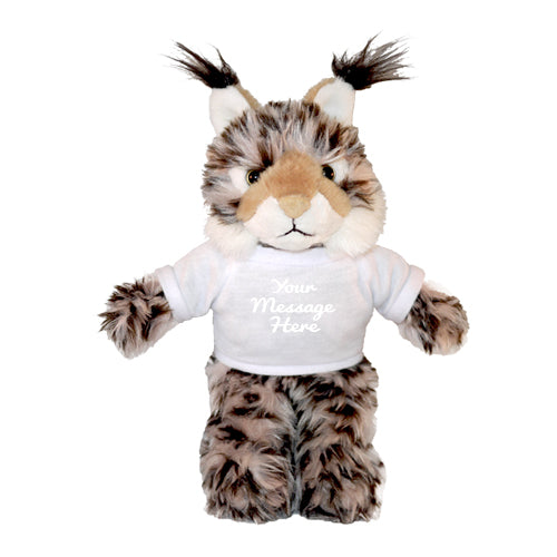 Soft Plush Wild Cat (Lynx) with Tee by Plushland