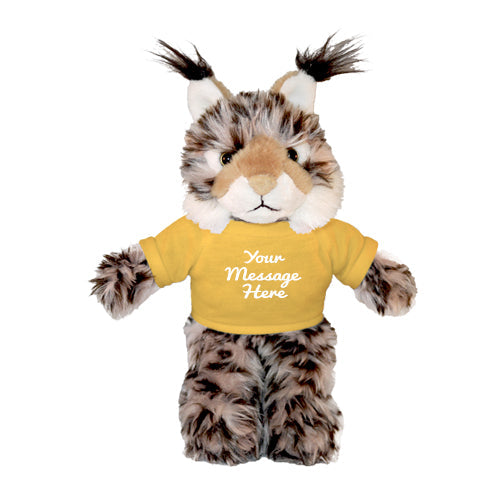 Soft Plush Wild Cat (Lynx) with Tee by Plushland