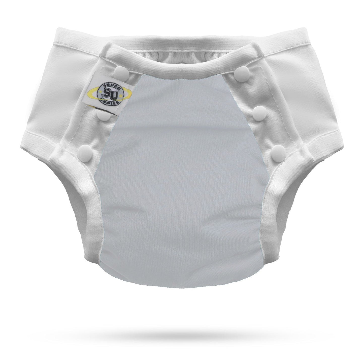 Waterproof Undies w/Snaps; Dove by Super Undies