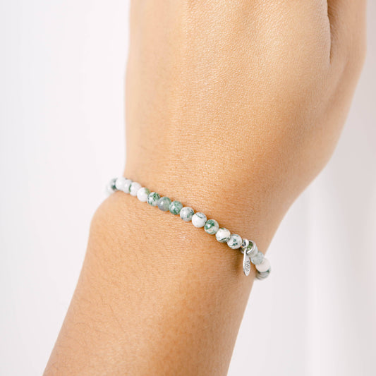 Tree Agate Energy Bracelet by Tiny Rituals