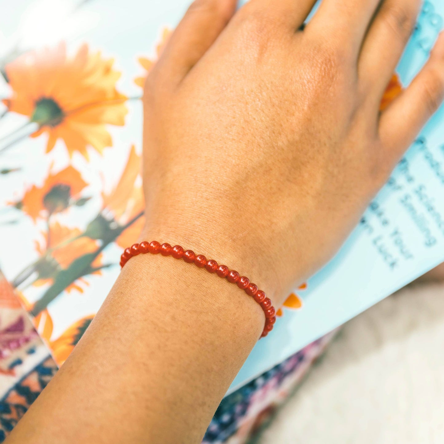 Red Jade Energy Bracelet by Tiny Rituals