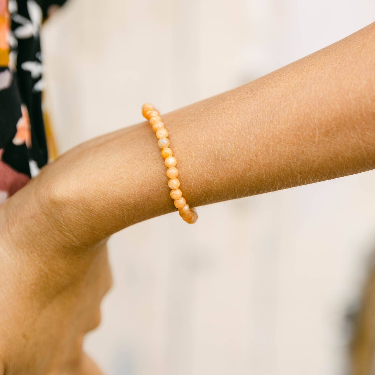 Orange Calcite Energy Bracelet by Tiny Rituals