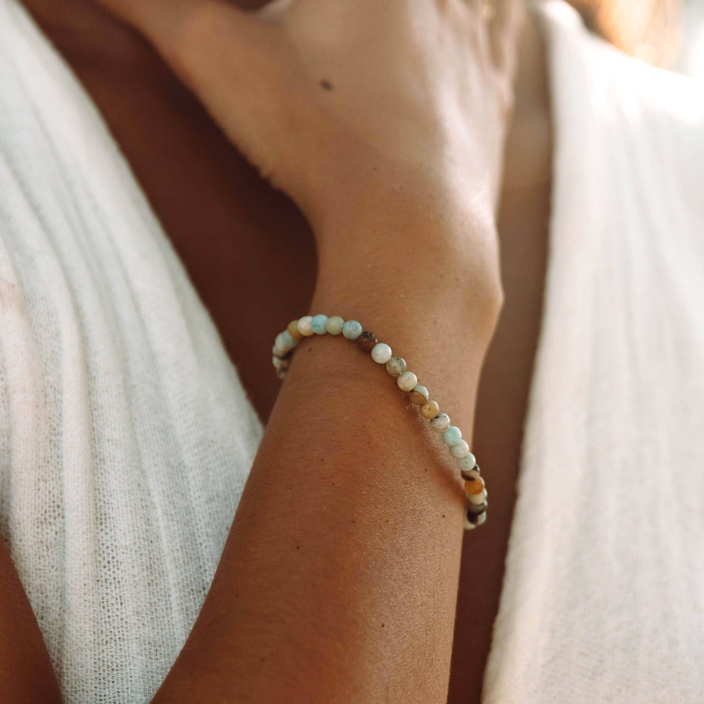 Multi-Amazonite Energy Bracelet by Tiny Rituals