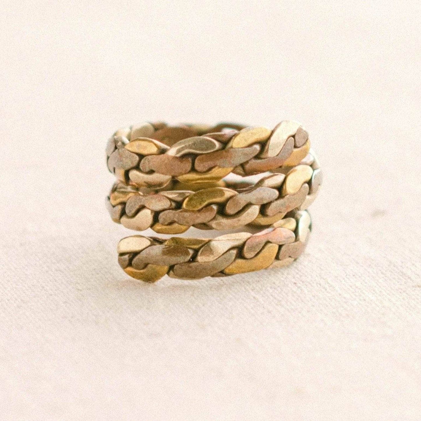 Tibetan Twisted Healing Ring by Tiny Rituals