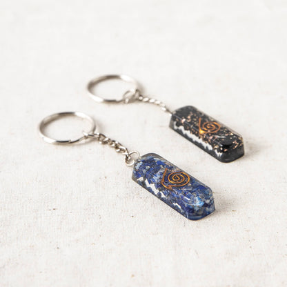 Orgonite Gemstone Keychains by Tiny Rituals