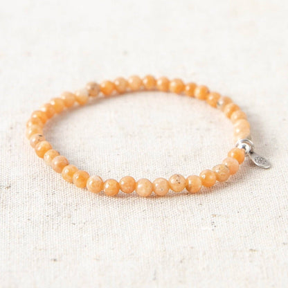 Orange Calcite Energy Bracelet by Tiny Rituals