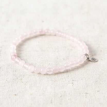 Rose Quartz Energy Bracelet by Tiny Rituals