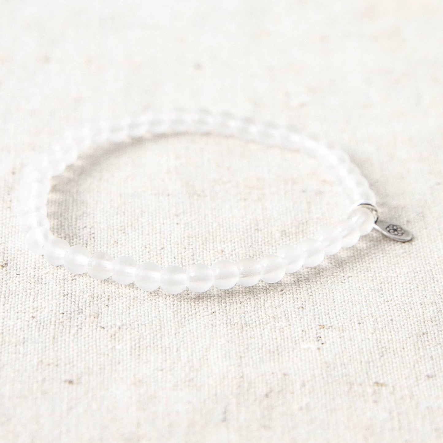 Snow Quartz Energy Bracelet by Tiny Rituals