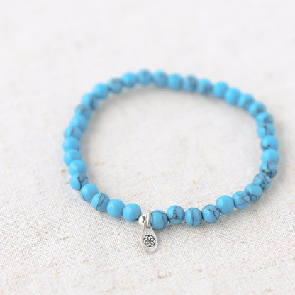 Turquoise Howlite Energy Bracelet by Tiny Rituals