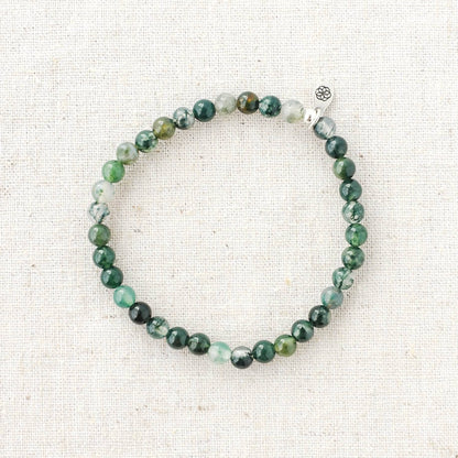 Moss Agate Energy Bracelet by Tiny Rituals