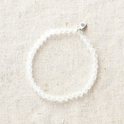 Snow Quartz Energy Bracelet by Tiny Rituals