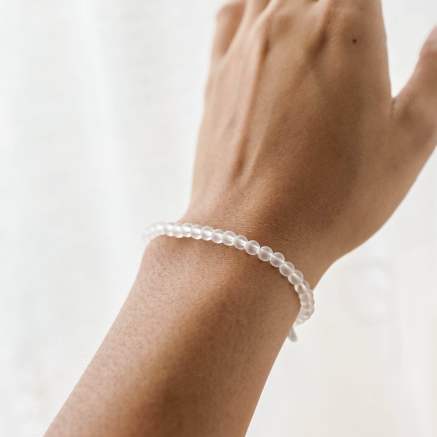 Snow Quartz Energy Bracelet by Tiny Rituals