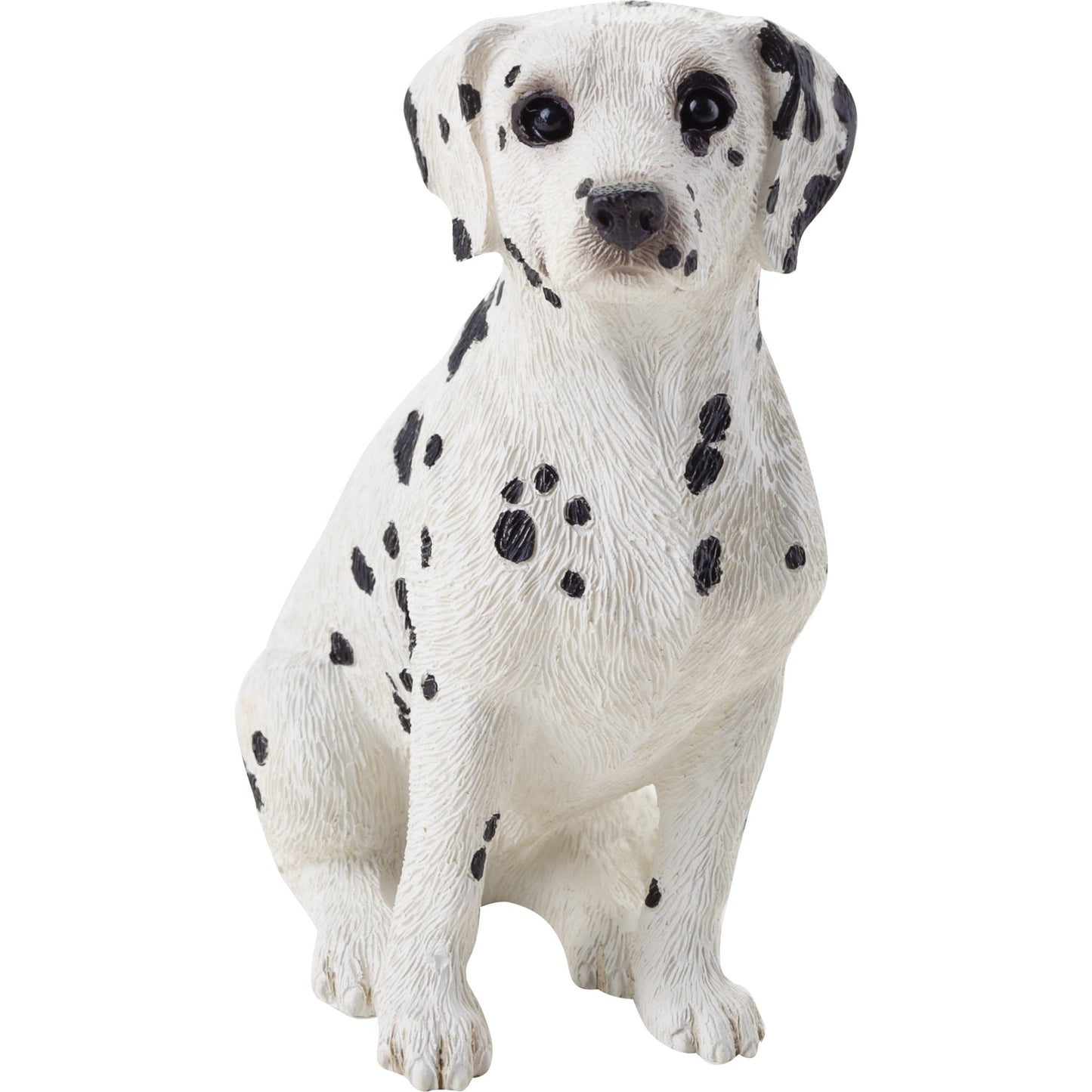 Sandicast "Small Size" Sitting Dalmatian Dog Sculpture by Present Paper