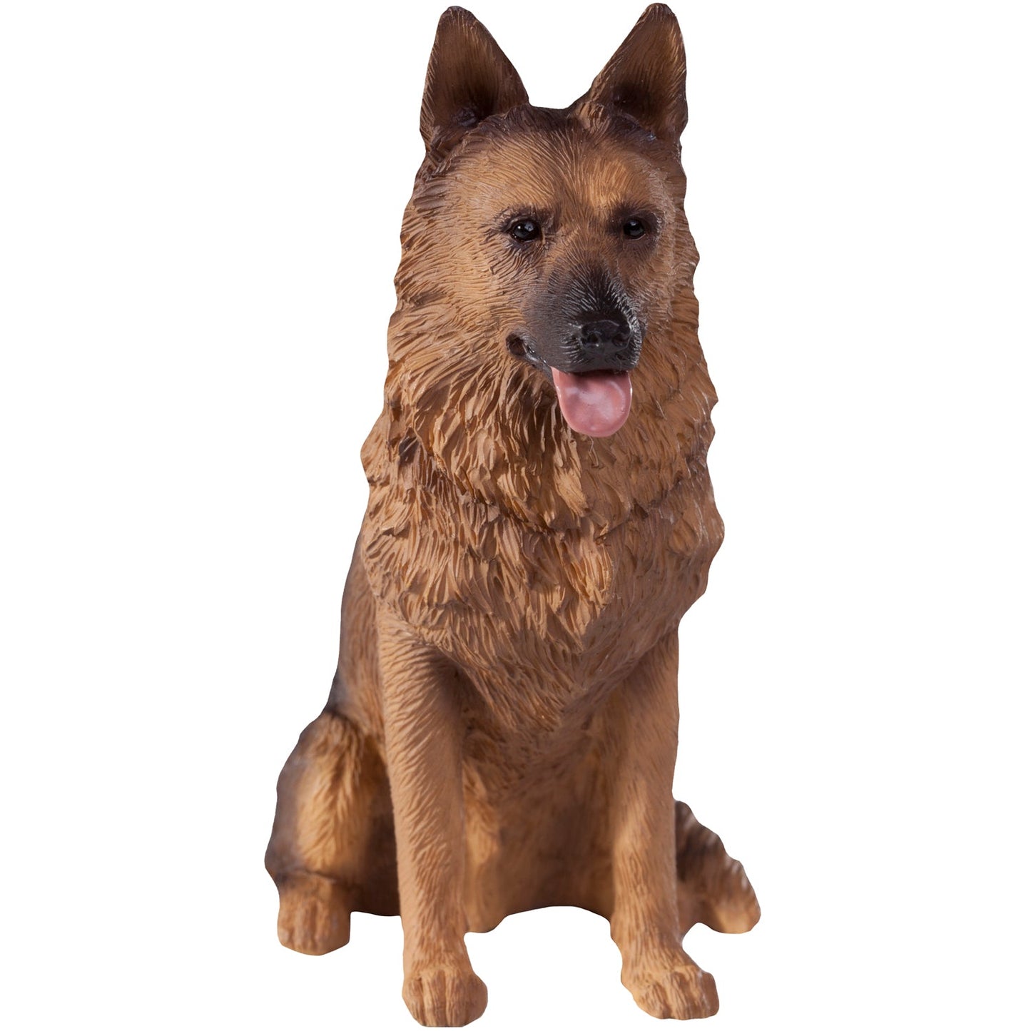 Sandicast "Small Size" Sitting German Shepherd Dog Sculpture by Present Paper