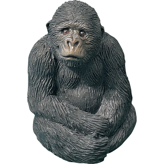 Sandicast "Small Size" Sitting Gorilla Sculpture by Present Paper