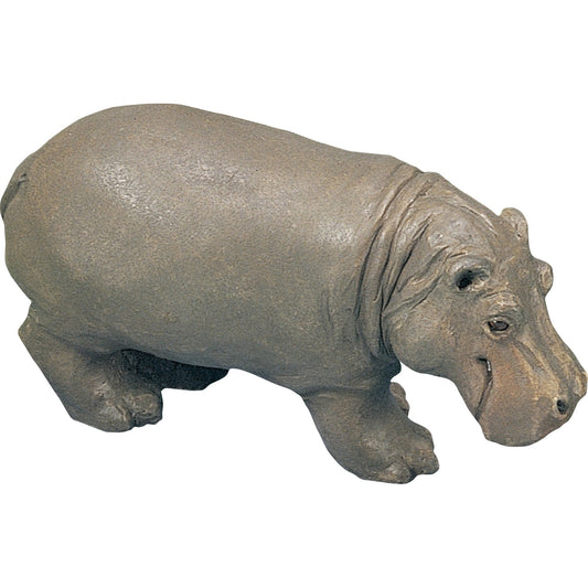 Sandicast "Small Size" Hippopotamus Sculpture by Present Paper