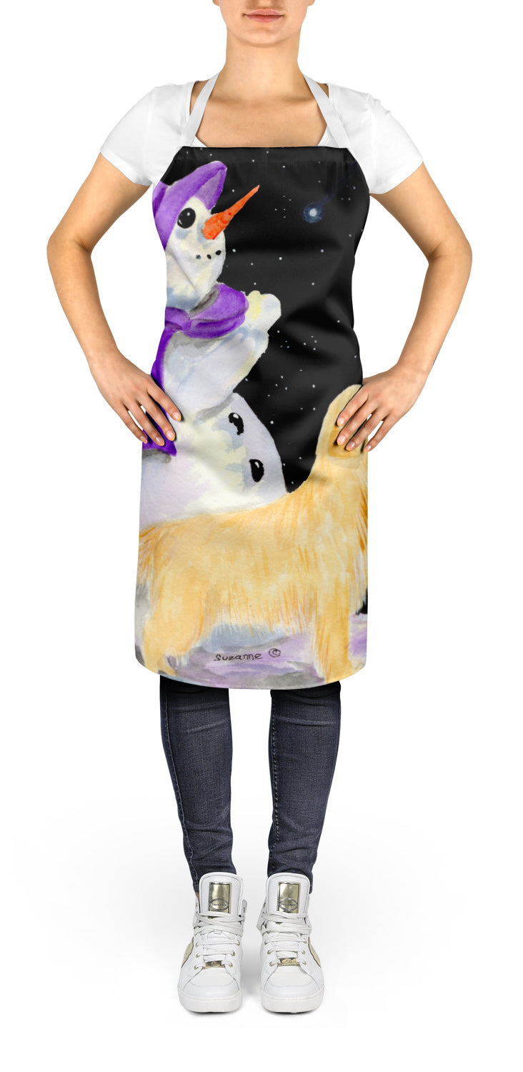 Snowman with Golden Retriever Apron by Caroline's Treasures