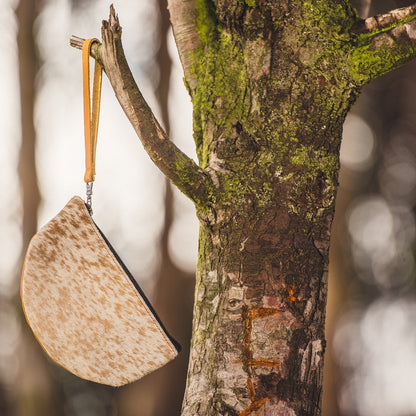 Speckled Half-Moon Wristlet by SutiSana