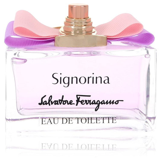 Signorina by Salvatore Ferragamo Eau De Toilette Spray (Tester) 3.4 oz for Women by Avera Group