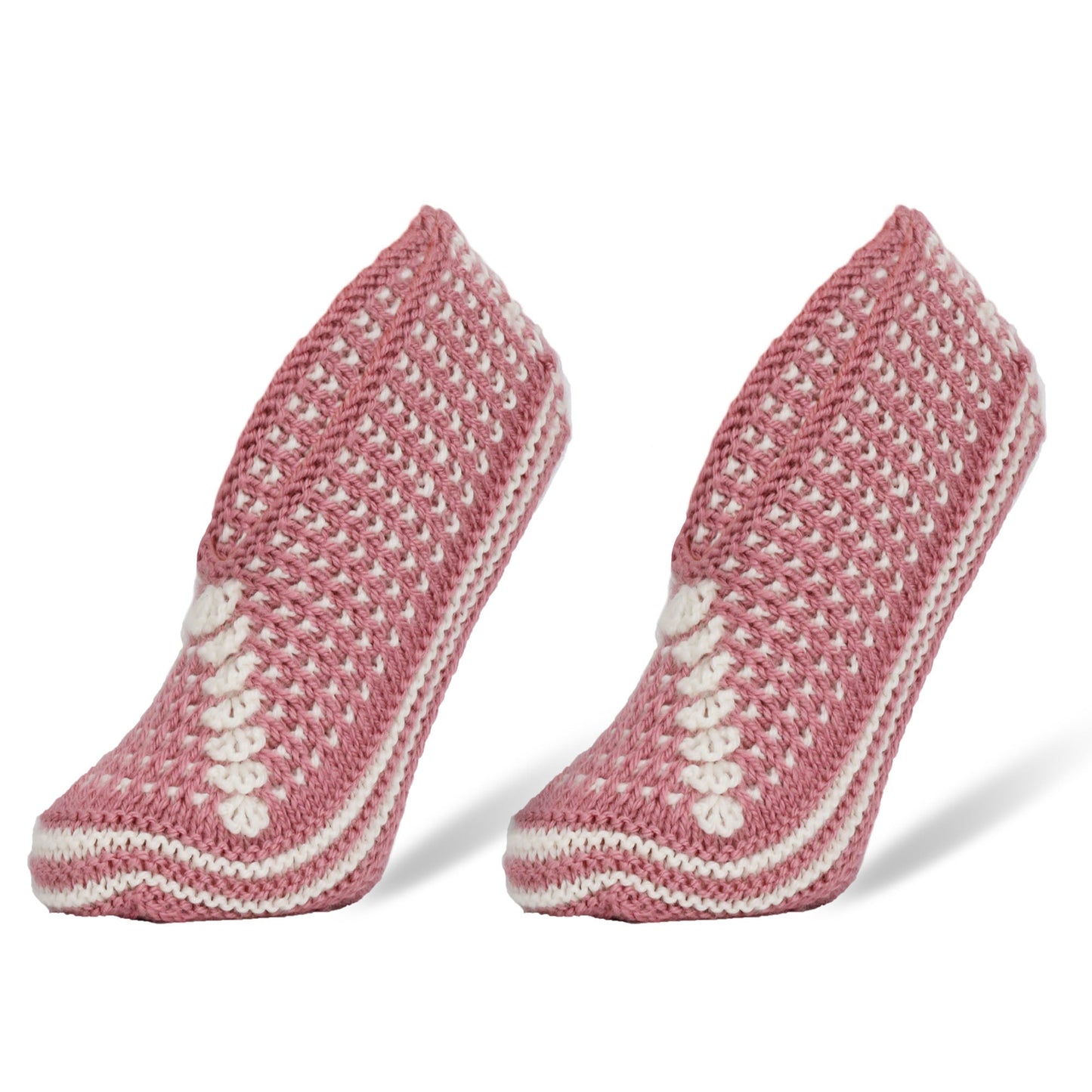 Crochet Hand Knit Slippers for Women Socks 1 Pair Shoe Size 5-7 by Mars Outlet Store LLC