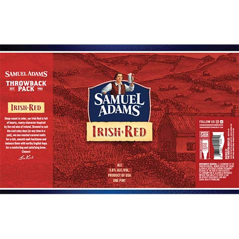 Samuel Adams Irish Red by CraftShack Liquor Store