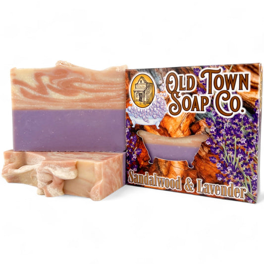 Sandalwood & Lavender -Bar Soap by Old Town Soap Co.