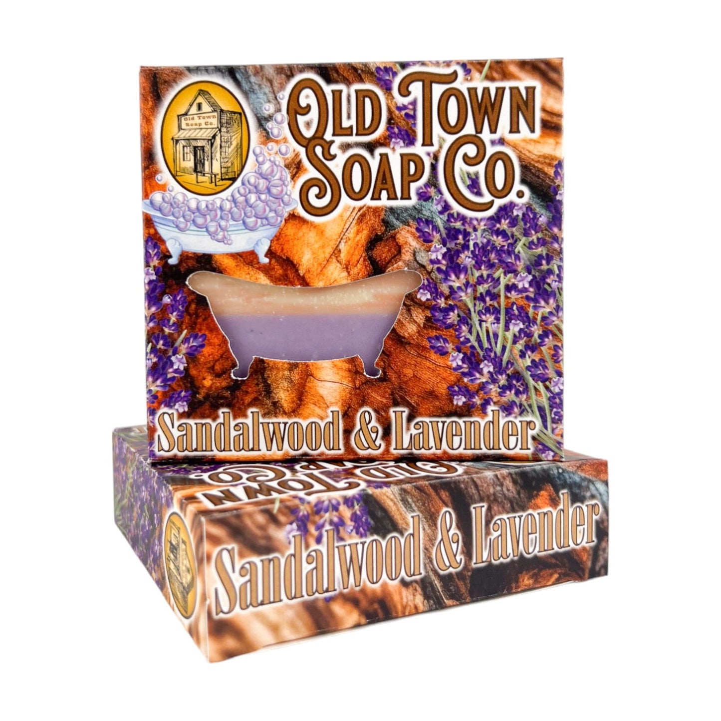 Sandalwood & Lavender -Bar Soap by Old Town Soap Co.