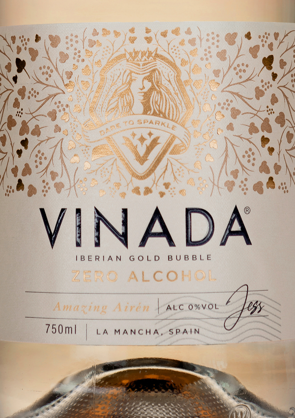 VINADA® - AMAZING AIRÉN GOLD (0%) 750 ML by VINADA USA