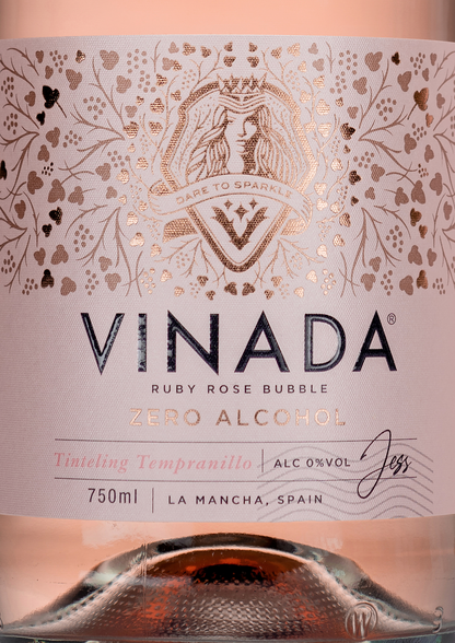 VINADA® - TINTELING TEMPRANILLO ROSÉ (0%) 750 ML by VINADA USA