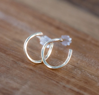 Lucky Horseshoe Stud Earrings by Jennifer Cervelli Jewelry