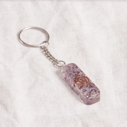 Orgonite Gemstone Keychains by Tiny Rituals