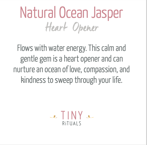 Natural Ocean Jasper Energy Bracelet by Tiny Rituals