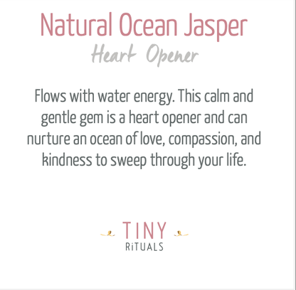 Natural Ocean Jasper Energy Bracelet by Tiny Rituals