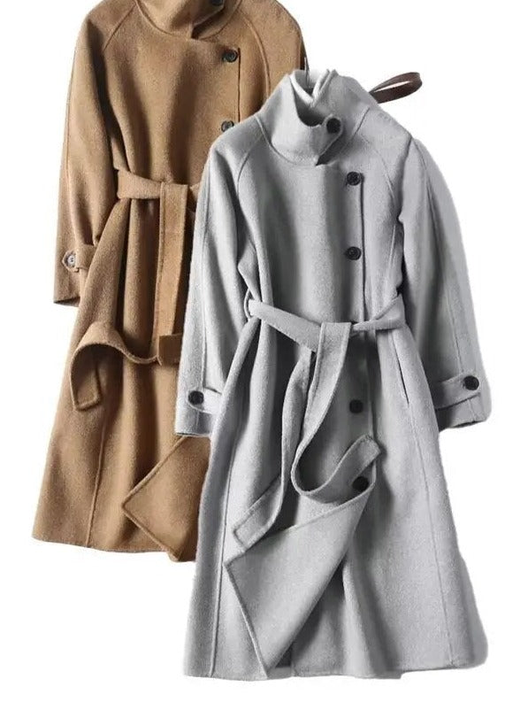 Double-Sided Women Woolen Coat Winter 2023 by BlakWardrob