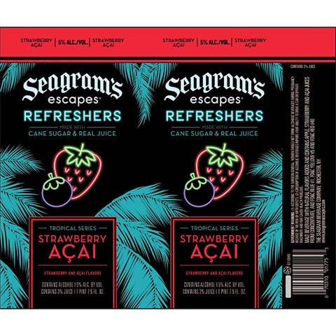 Seagram’s Refreshers Strawberry Acai by CraftShack Liquor Store