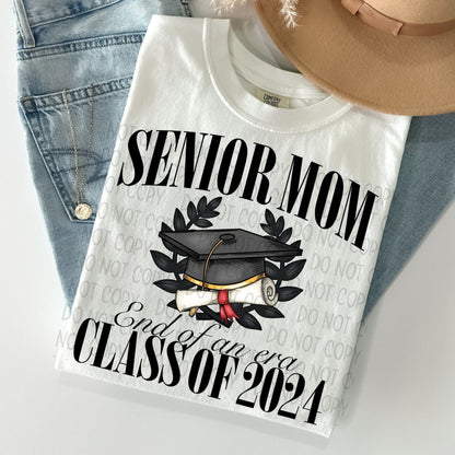 Senior Class Of 2024/Senior Mom Class Of 2024 Tee by Crafty Casey's