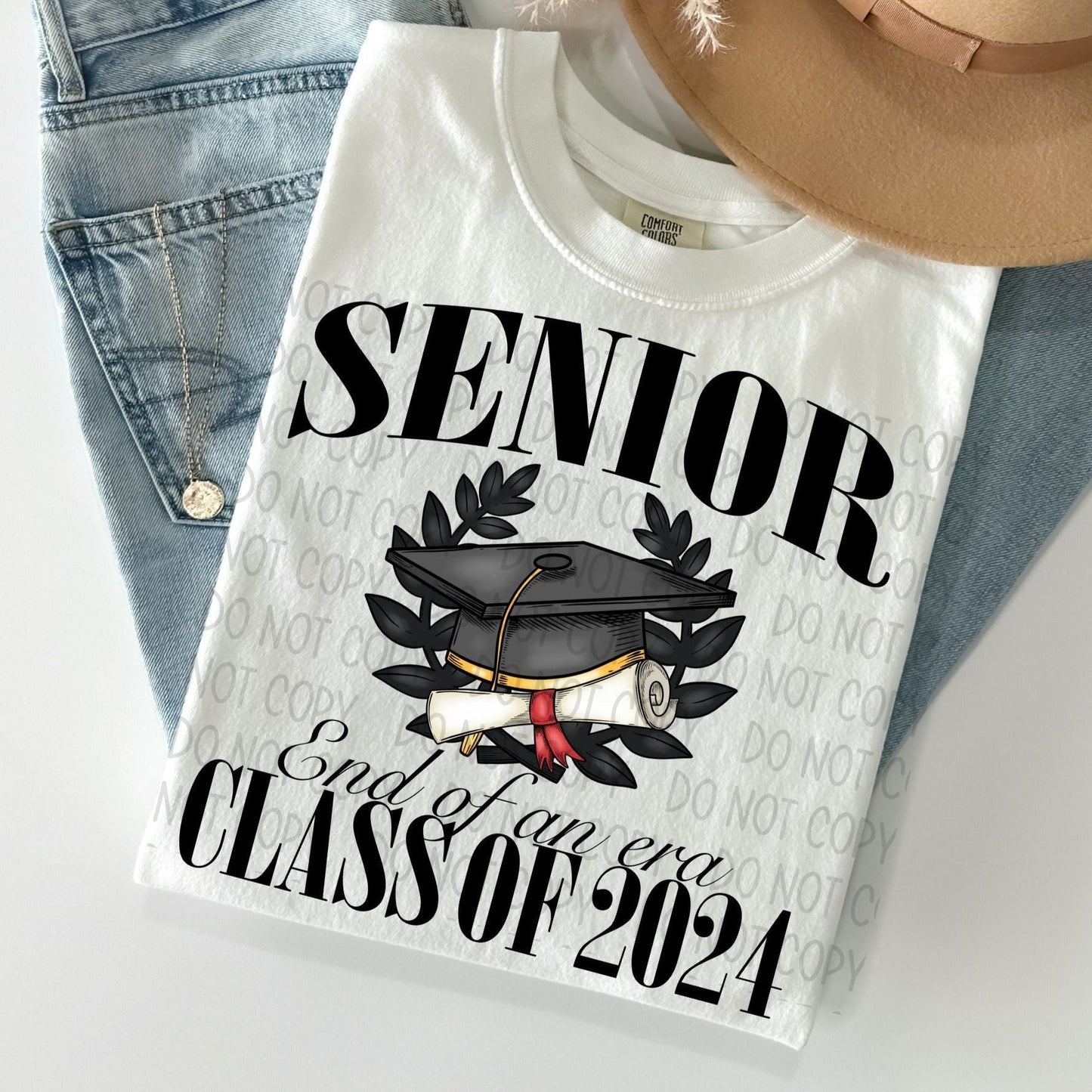 Senior Class Of 2024/Senior Mom Class Of 2024 Tee by Crafty Casey's