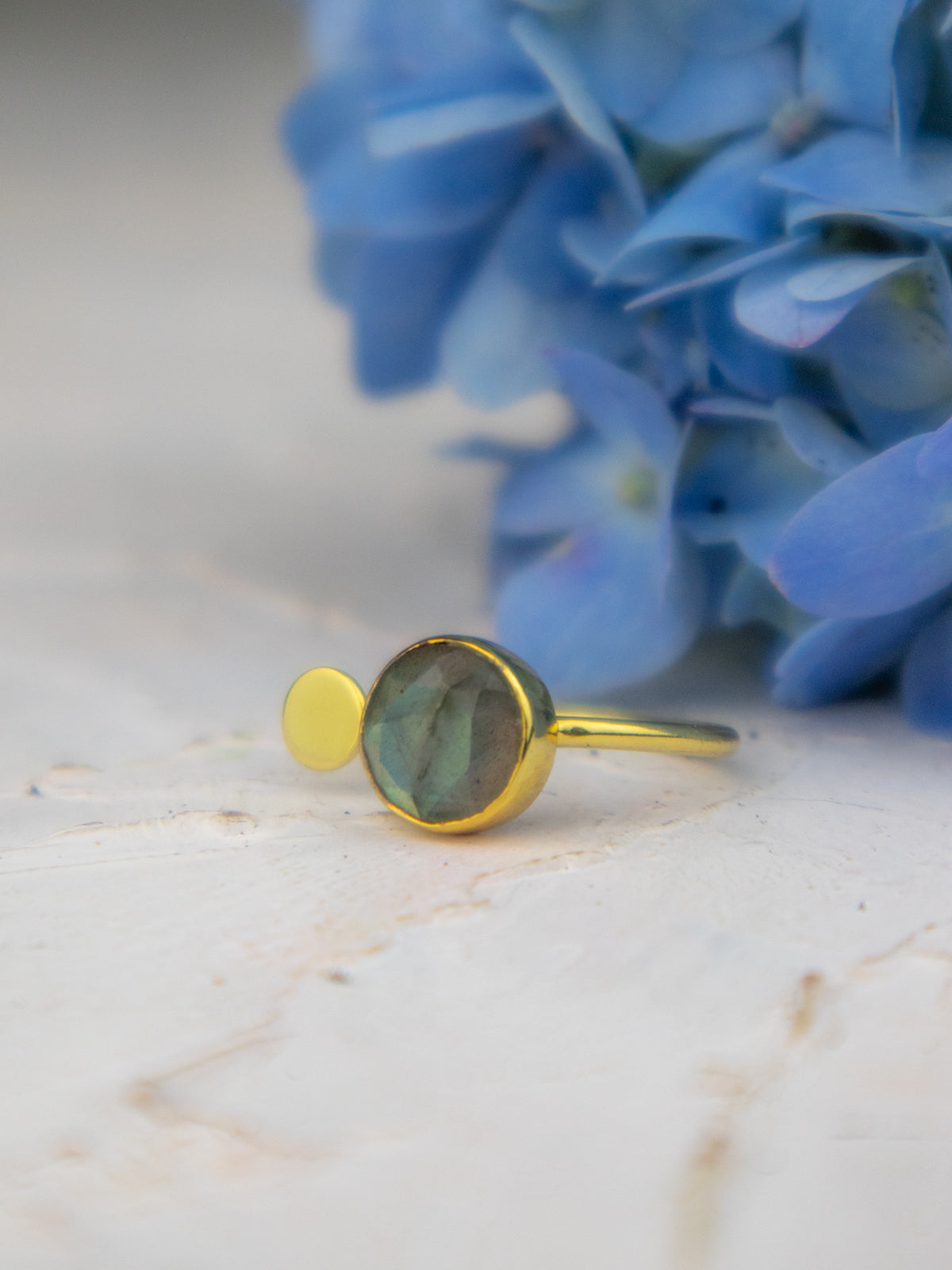 Shining Moon Ring by Ash & Rose