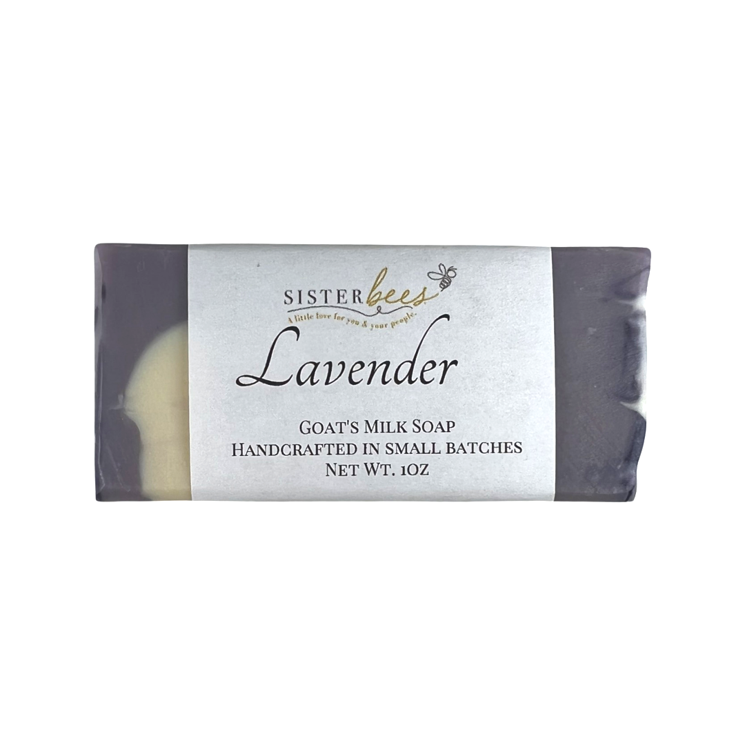 Travel Size Lavender Goat's Milk Soap by Sister Bees